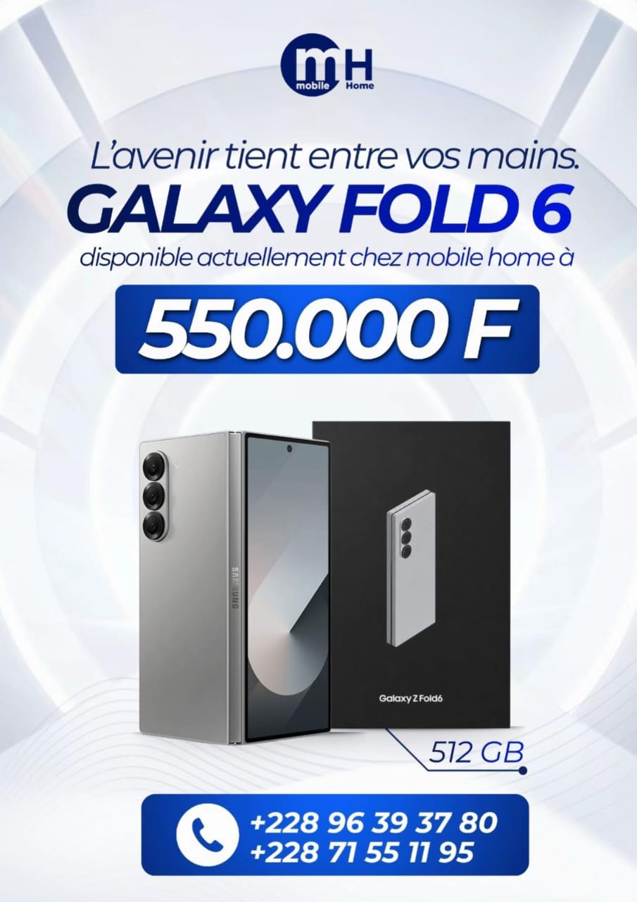 Samsung Galaxy Z Fold 6 — promotion Mobile Home Togo 228