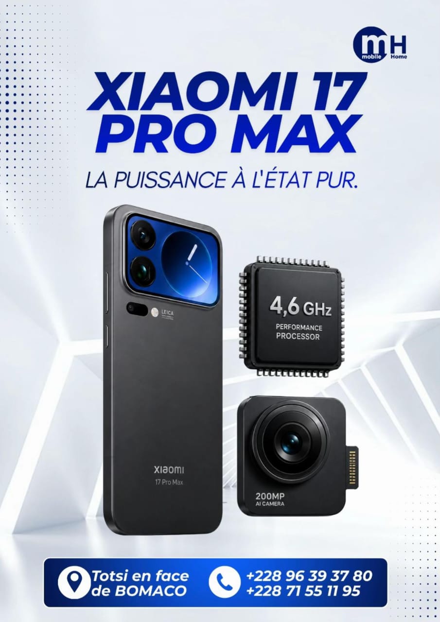 Xiaomi Xiaomi 17 Pro Max — promotion Mobile Home Togo 228