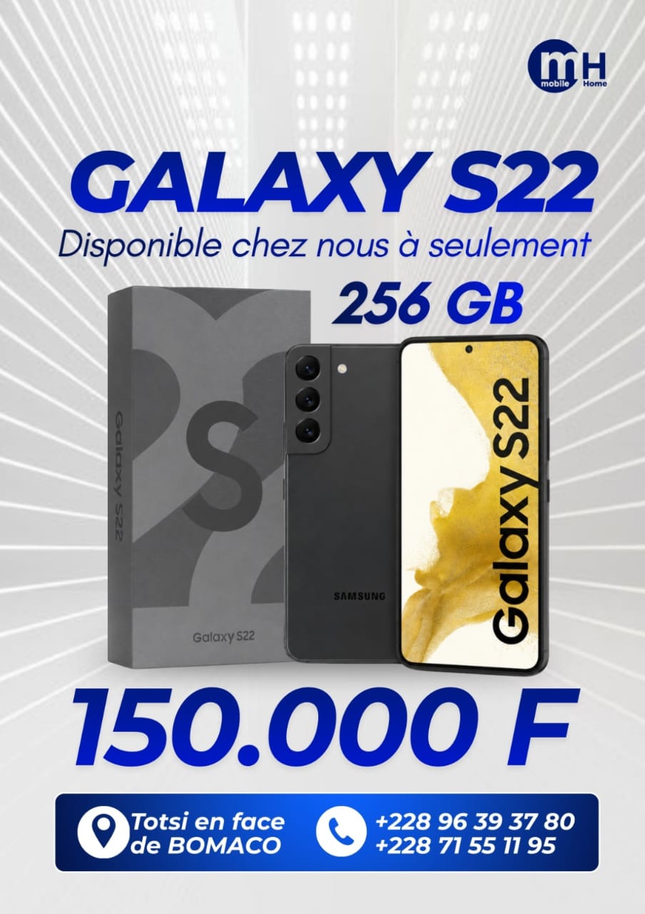 Samsung Galaxy S22 — promotion Mobile Home Togo 228