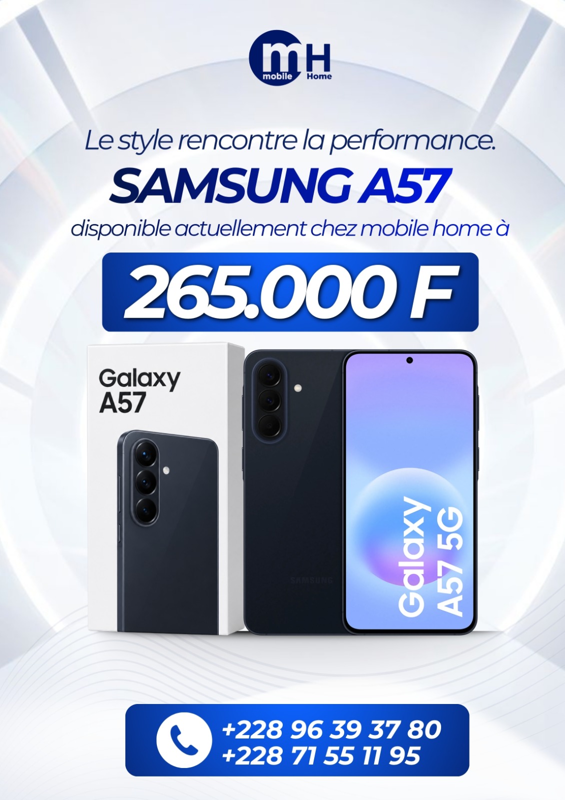 Samsung SAMSUNG A57 — promotion Mobile Home Togo 228